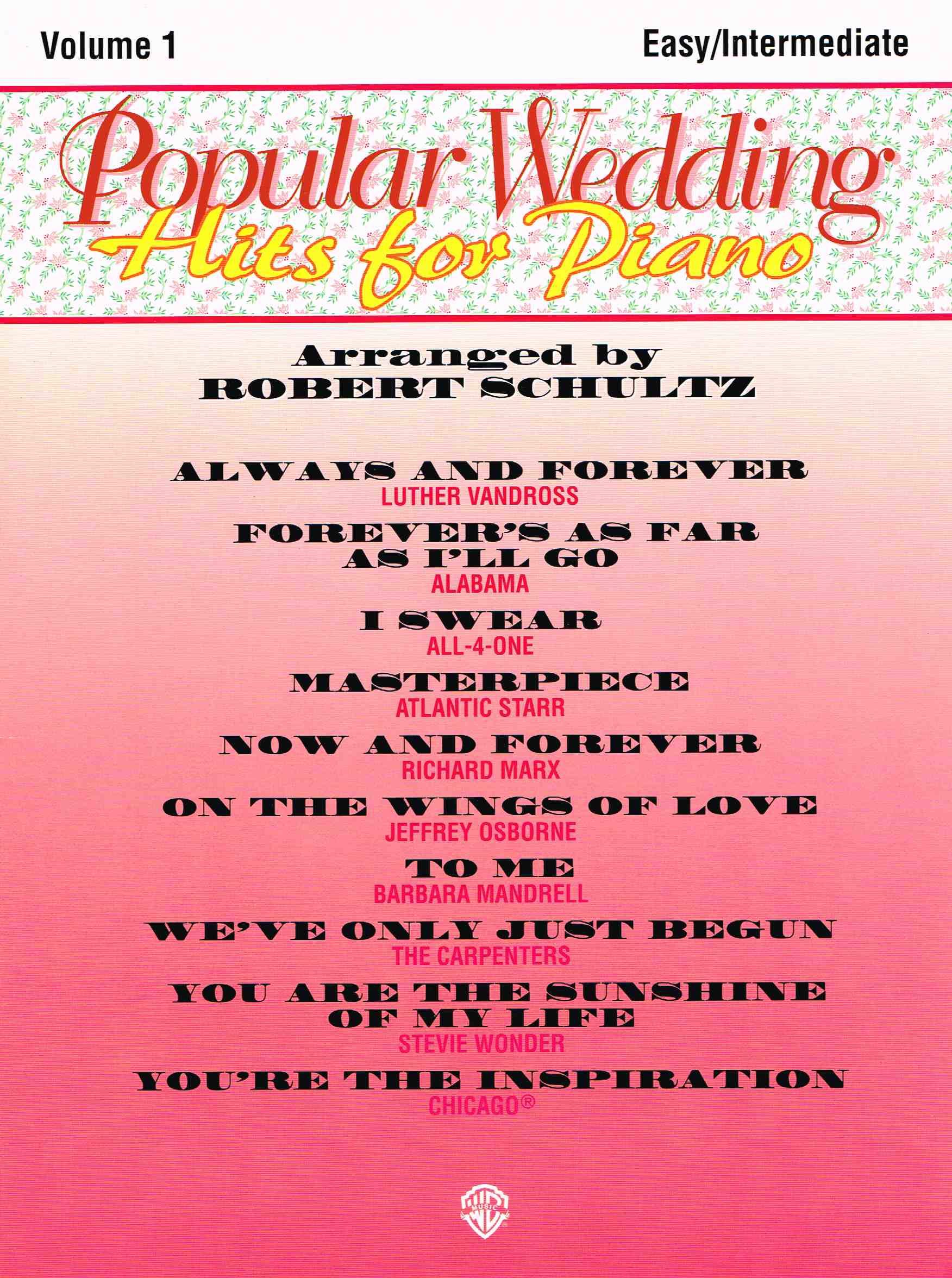 Popular Wedding Hits Vol 1 Schultz Music Publications