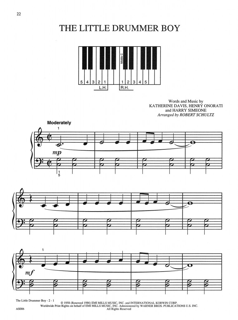 Christmas Piano Solos for Kids | Schultz Music Publications