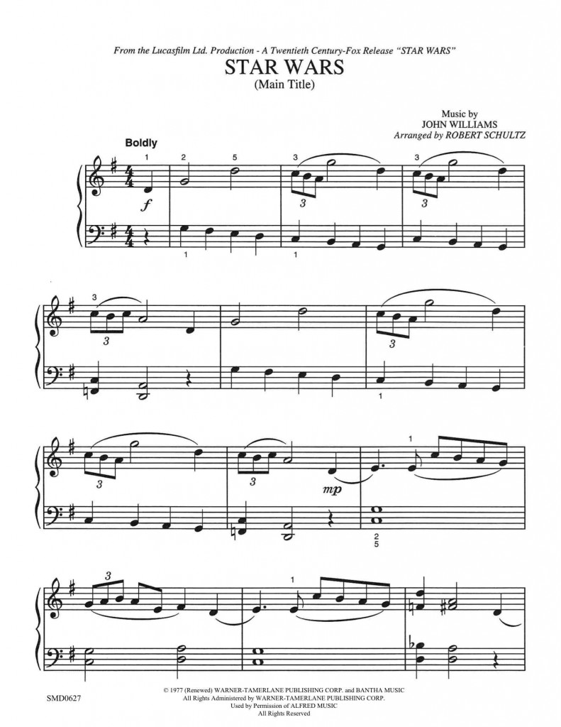 Star Wars (Main Theme) (Elem) | Schultz Music Publications