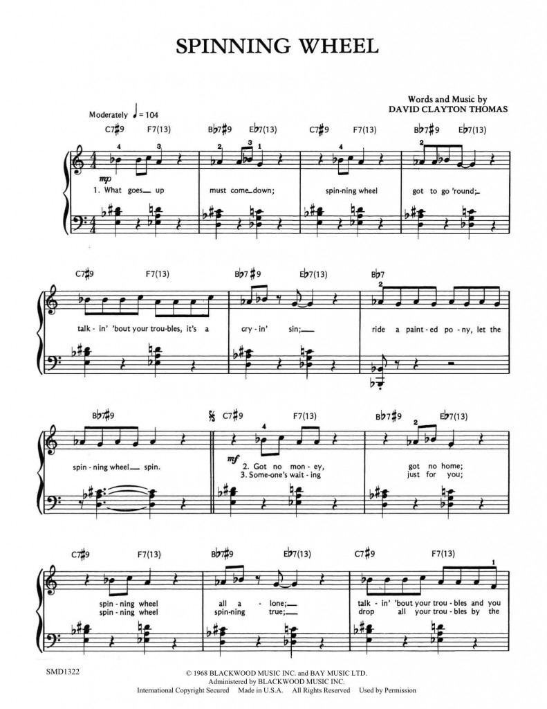 Spinning Wheel Schultz Music Publications