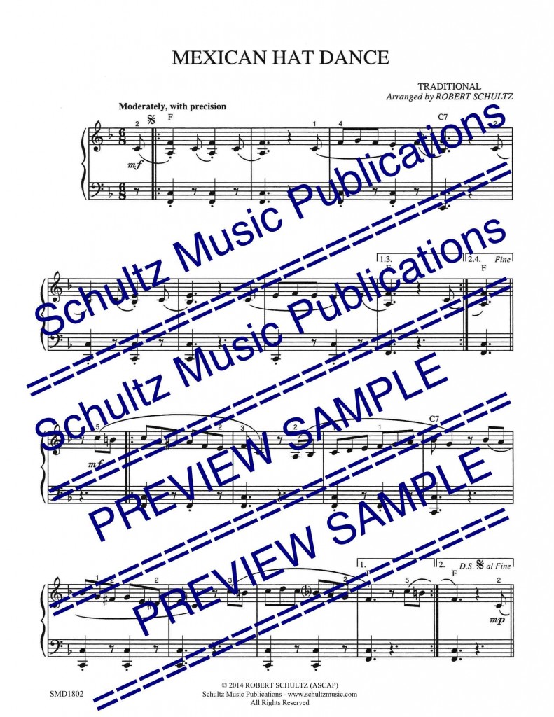 Mexican Hat Dance | Schultz Music Publications