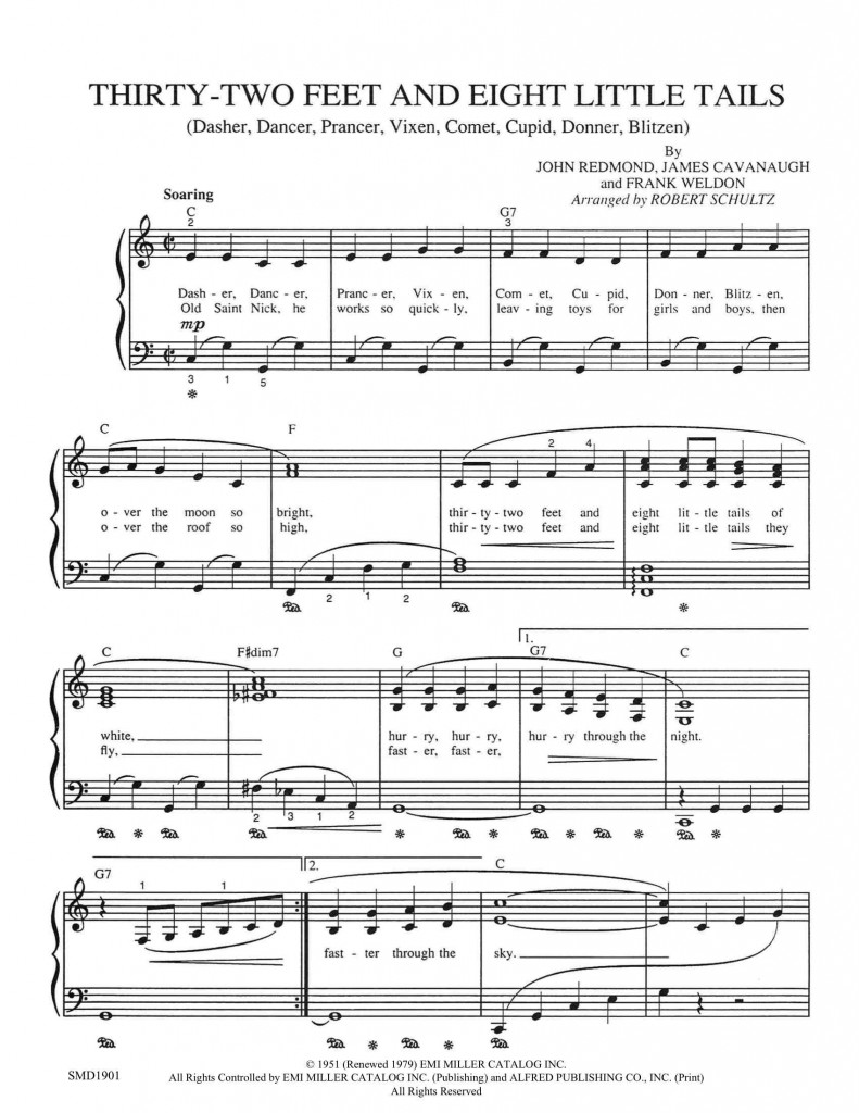 32 Feet and 8 Little Tails | Schultz Music Publications