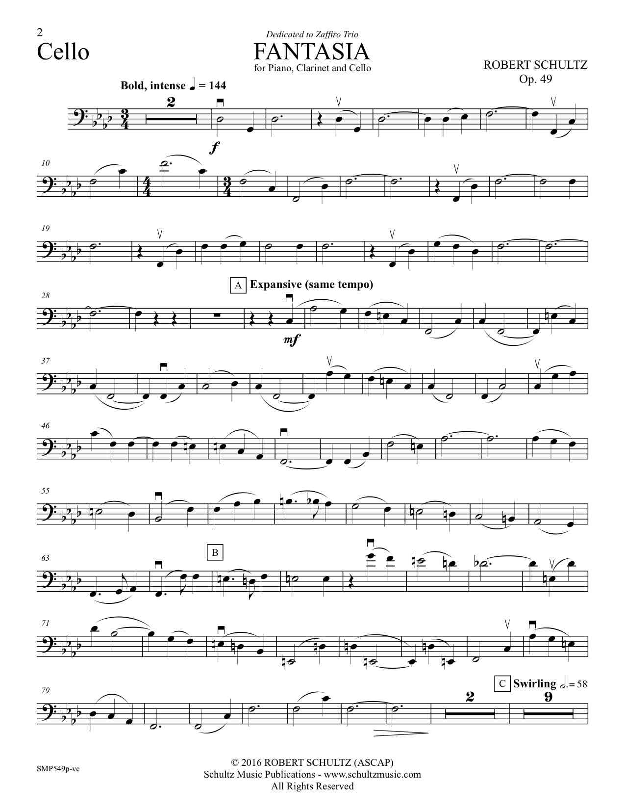 Traitor / Heather Sheet music for Piano, Clarinet in b-flat, Cello